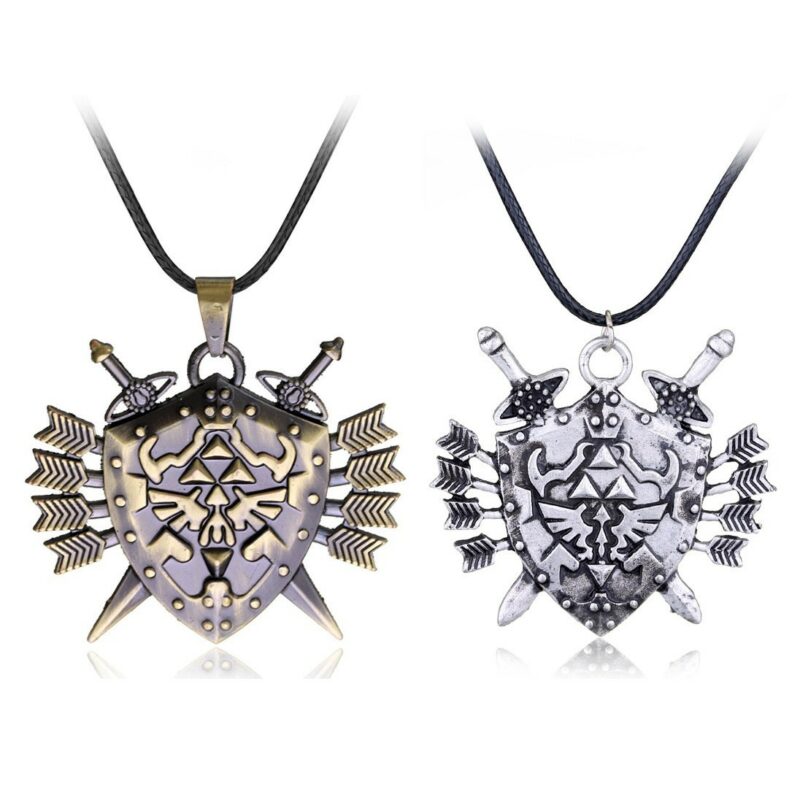 Dây đeo cổ Hylian Shield with Sword Arrows series game The Legend of Zelda