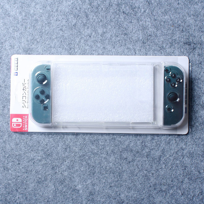 Ốp lưng TPU dẻo + case nhựa cứng trong suốt cho Nintendo Switch