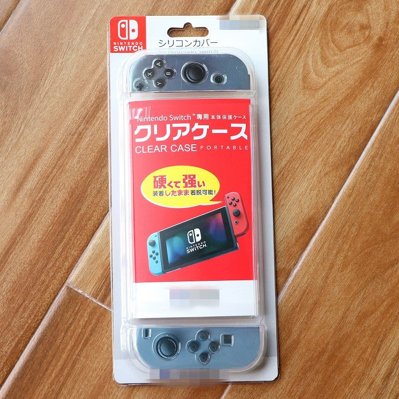 Ốp lưng TPU dẻo + case Joy-Con dẻo trong suốt cho Nintendo Switch OLED, V1, V2