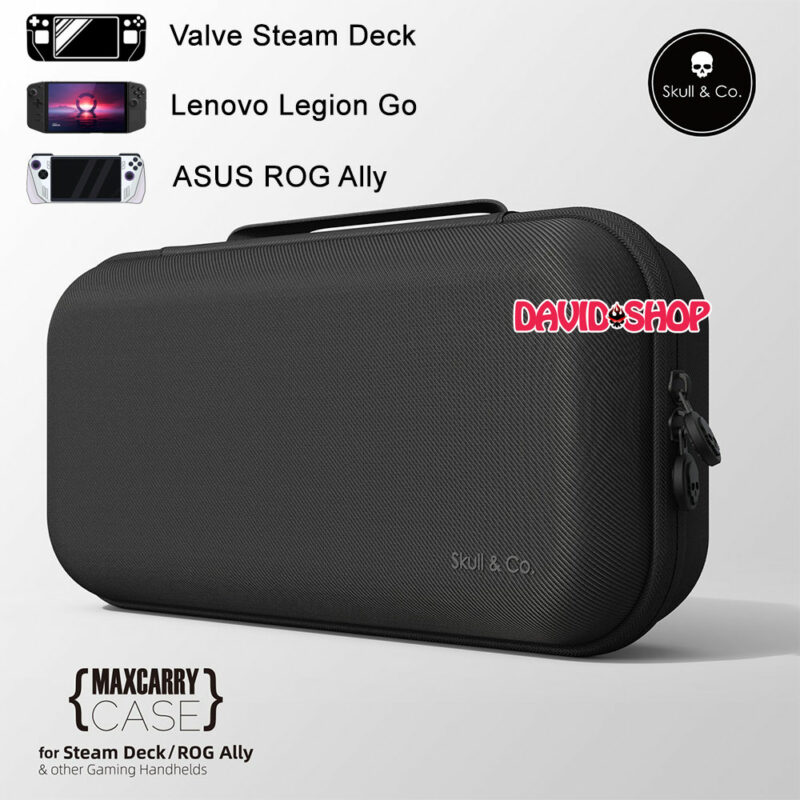 [Skull & Co.] Túi MaxCarry Carrying Case cho Steam Deck / ROG Ally / Legion Go / Nintendo Switch và các Handheld Gaming PC khác