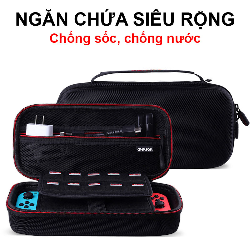 Túi cứng chống sốc siêu cao kiêm đế dựng cho Nintendo Switch