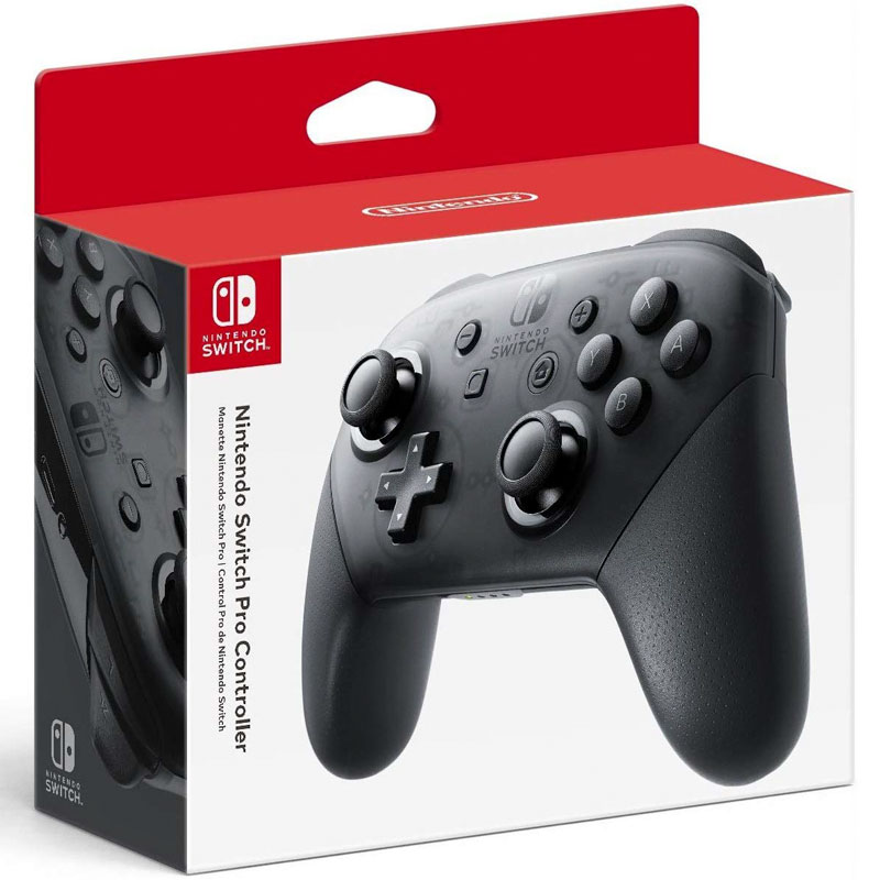 Tay cầm không dây Pro Controller phiên bản đen chính hãng Nintendo