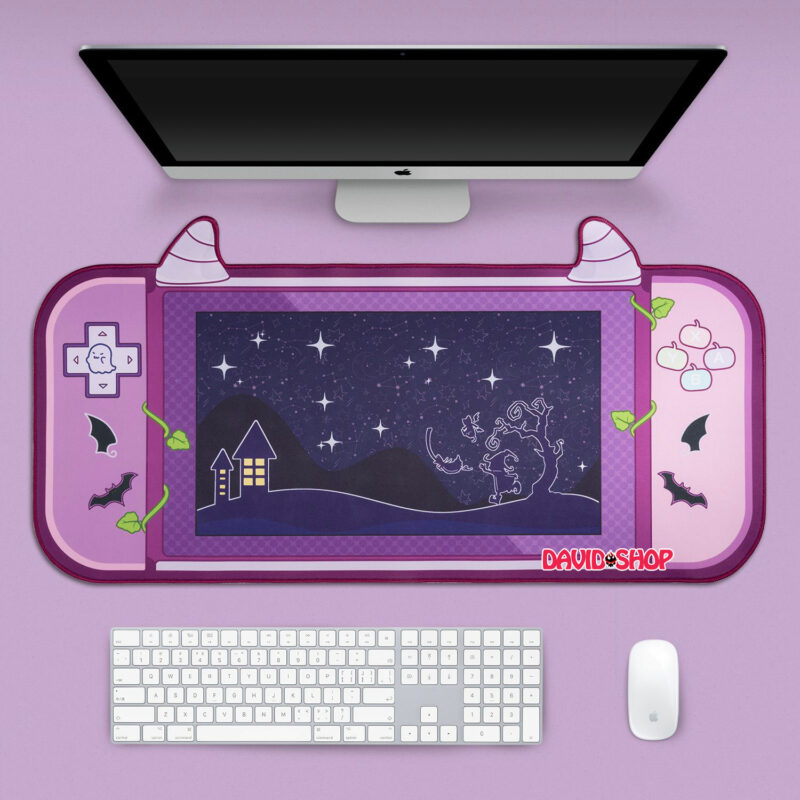 [GeekShare] Lót chuột gaming lớn cao cấp hình Đêm Halloween