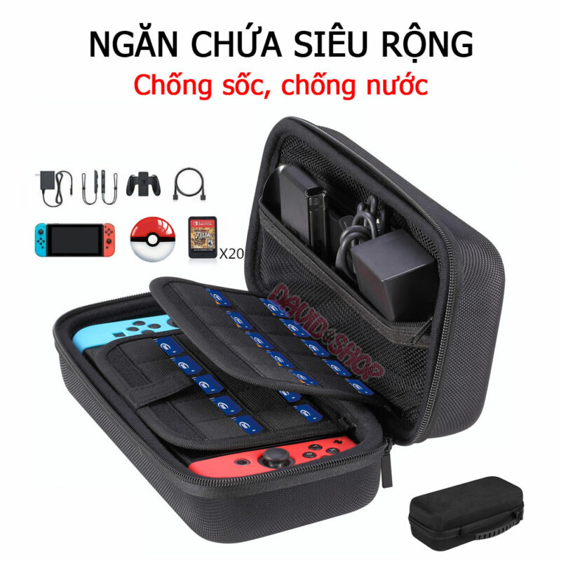 Túi cứng chống sốc siêu cao kiêm đế dựng cho Nintendo Switch #2