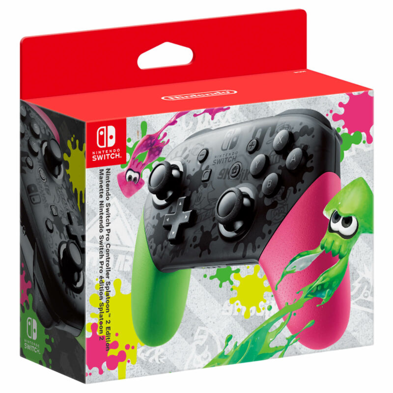 Tay cầm không dây Pro Controller bản Splatoon 2chính hãng Nintendo
