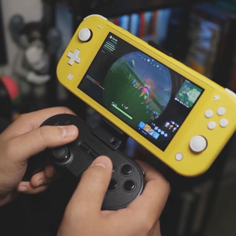 Giá đỡ điện thoại, Nintendo Switch Lite cho tay cầm 8Bitdo SN30 Pro+