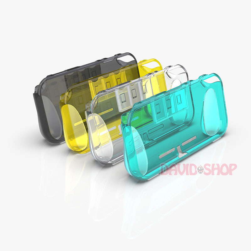 Case TPU dẻo trong suốt, siêu bóng, cán lồi cho Nintendo Switch Lite