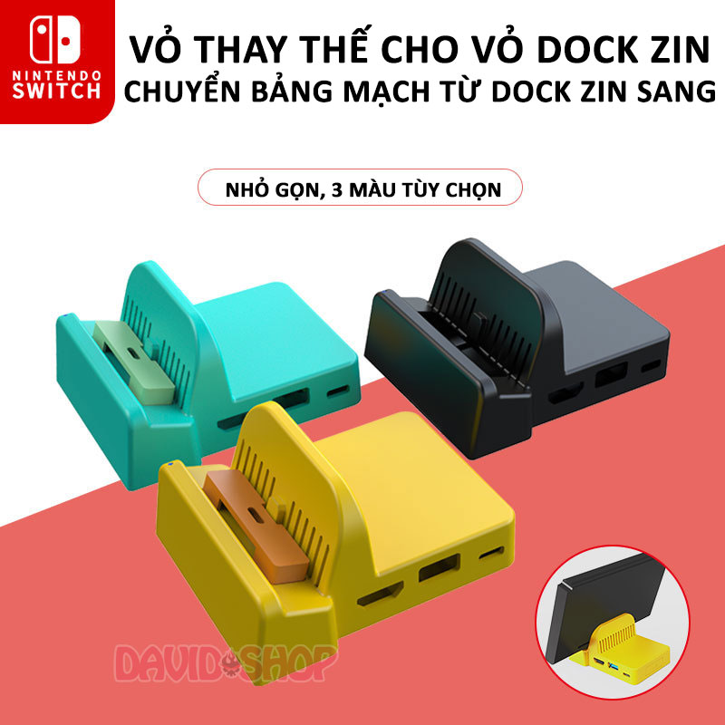 Vỏ dock mini hãng Aolion dùng mod mạch từ dock zin của Nintendo Switch V1, V2