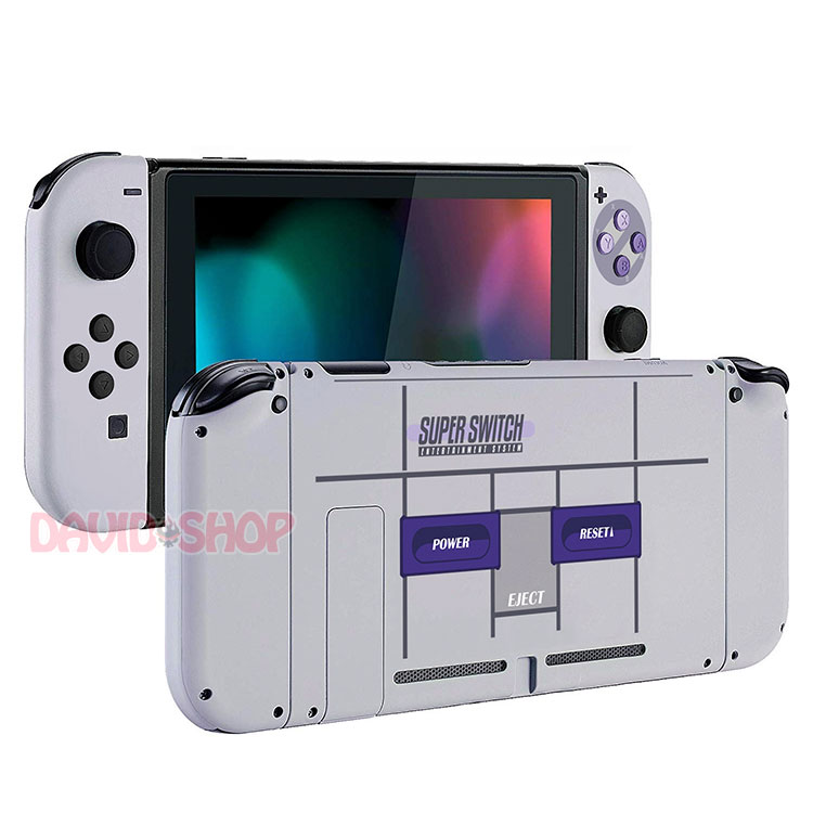 Bộ vỏ SNES hãng Myriann gồm lưng máy + Joy-Con cho Nintendo Switch