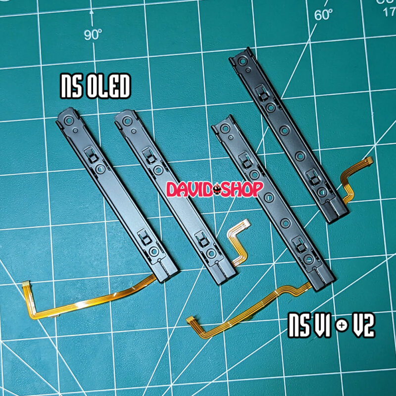 Thanh rãnh trượt (rail) kim loại 2 bên thân máy để lắp Joy-Con - Nintendo Switch OLED, V1, V2