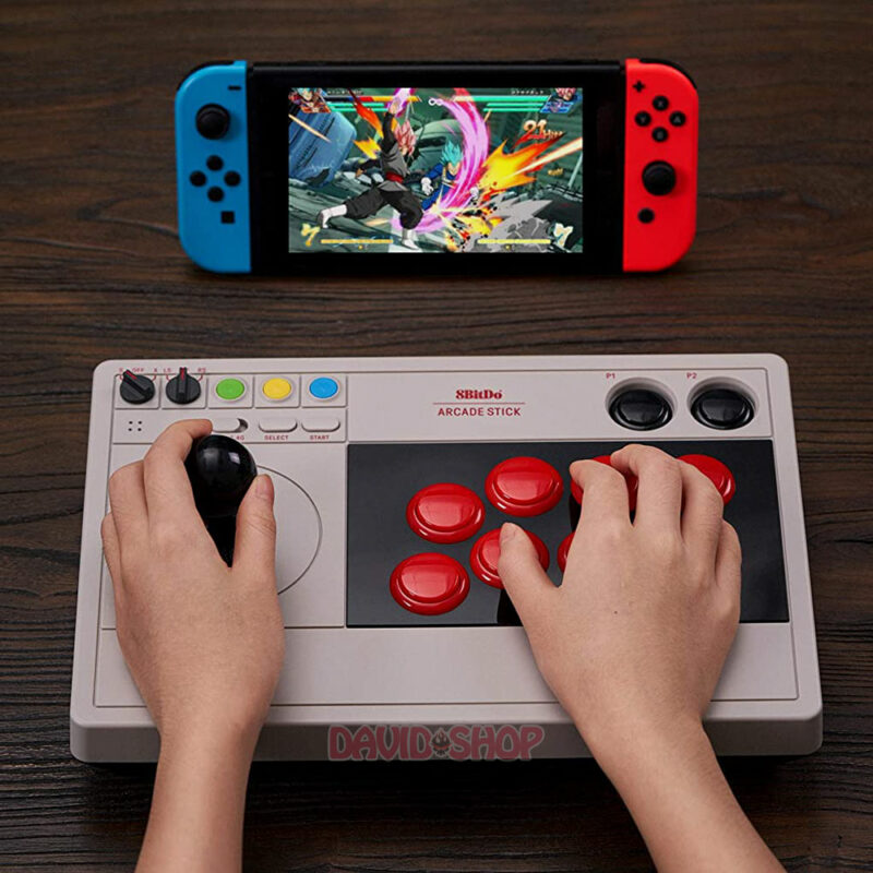 Bàn chơi game không dây 8Bitdo Arcade Stick cho Nintendo Switch & Windows & Android & Raspberry Pi