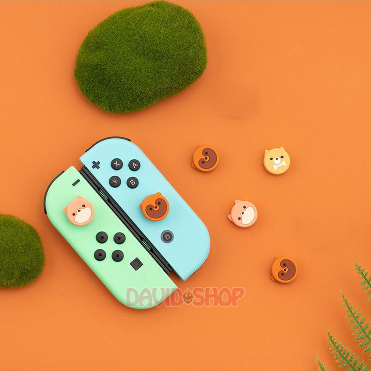 [GeekShare] Núm bọc analog Cáo Đuôi Đỏ & Hồ Ly cho Joy-Con - Nintendo Switch OLED, V1, V2, Lite
