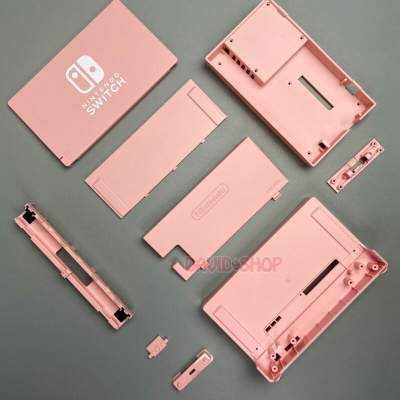 Vỏ dock bản màu hồng hoa anh đào dùng thay thế, sửa chữa cho Nintendo Switch (không kèm ốc)