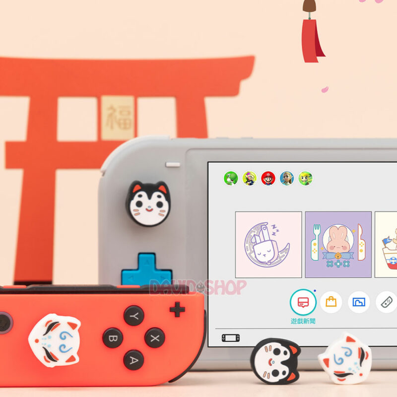 [GeekShare] Núm bọc analog Hồ Ly Kitsune cho Joy-Con - Nintendo Switch OLED, V1, V2, Lite