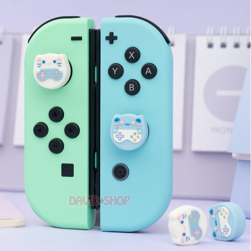 [Geekshare] Núm bọc analog Gaming Cat cho Joy-Con - Nintendo Switch OLED, V1, V2, Lite
