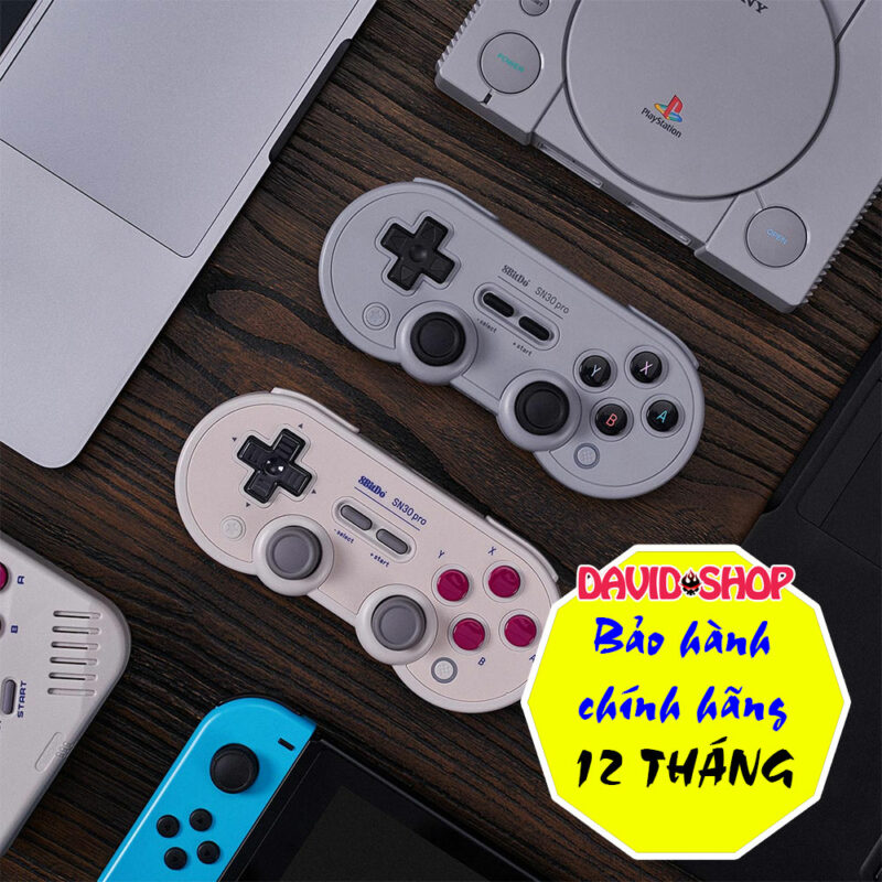 Tay cầm không dây 8Bitdo SN30 Pro phiên bản G Classic Edition & Gray Edition