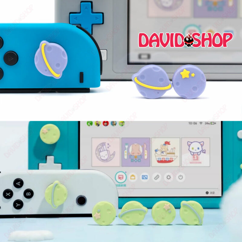[GeekShare] Núm bọc analog Happy Planets cho Joy-Con - Nintendo Switch V1, V2, Lite, OLED
