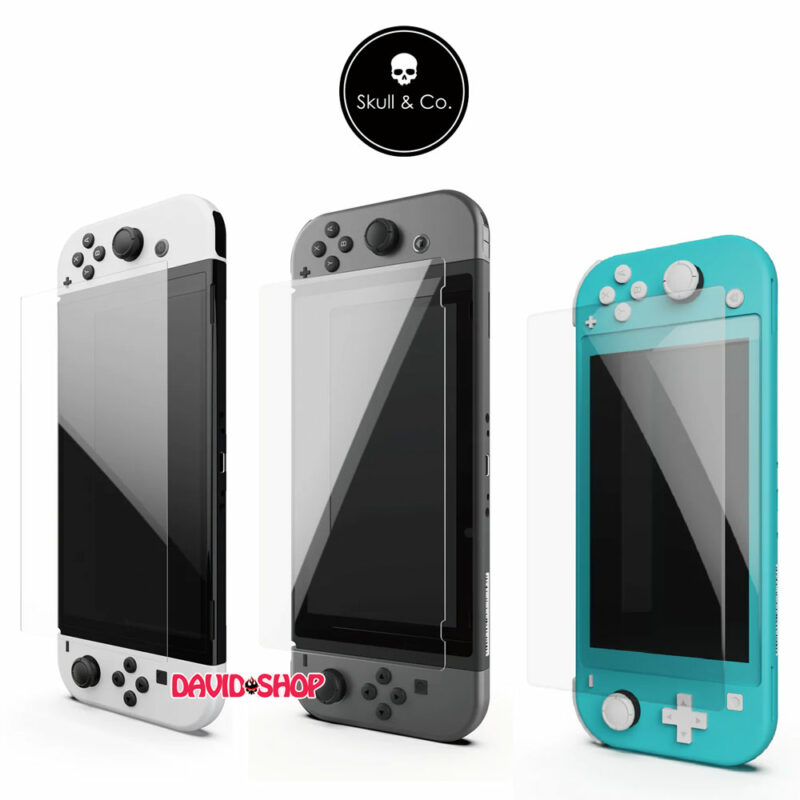 Cường lực cao cấp bảo vệ màn hình hãng Skull & Co. cho Nintendo Switch OLED / V1, V2 / Lite