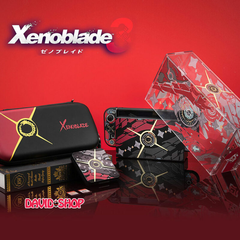 Bộ phụ kiện bảo vệ cao cấp chủ đề Xenoblade Chronicles 3 cho Nintendo Switch OLED, V1, V2