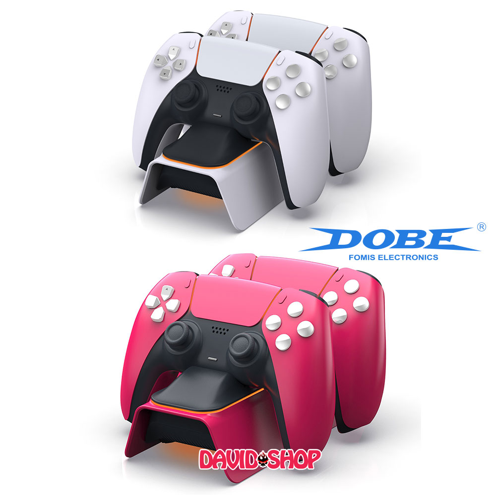 Dock sạc hãng Dobe cho 2 tay cầm DualSense cùng lúc - PlayStation 5 (TP5-0521)