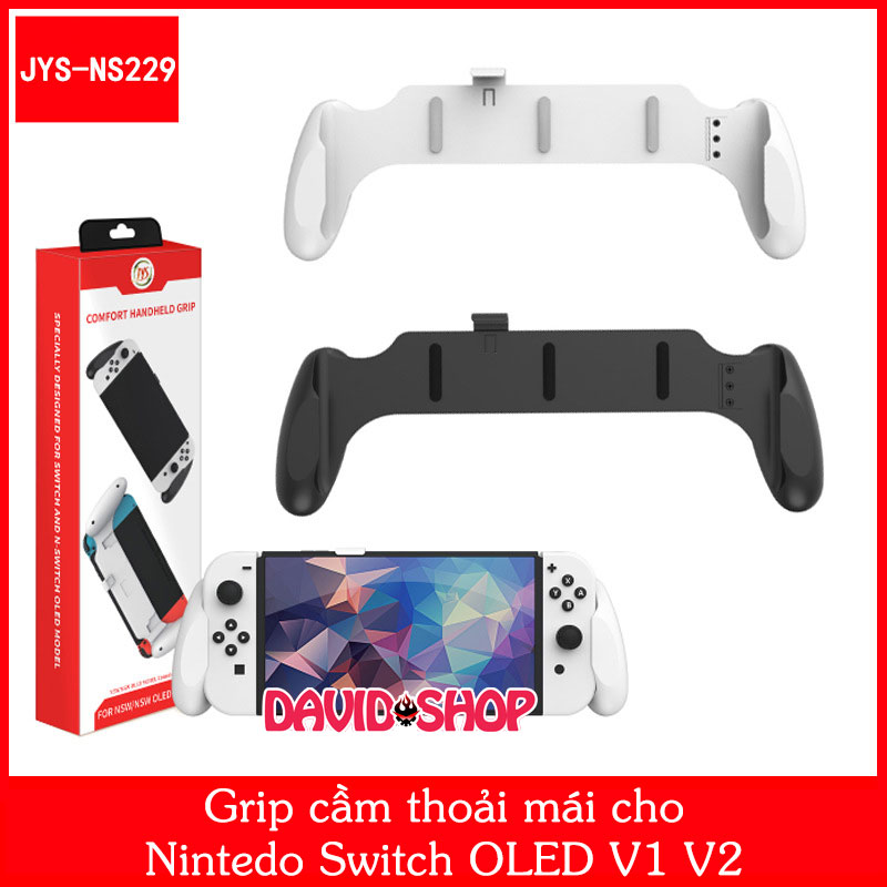 Ốp lưng công thái học cao cấp cho Nintendo Switch OLED, V1, V2 (JYS-NS229)