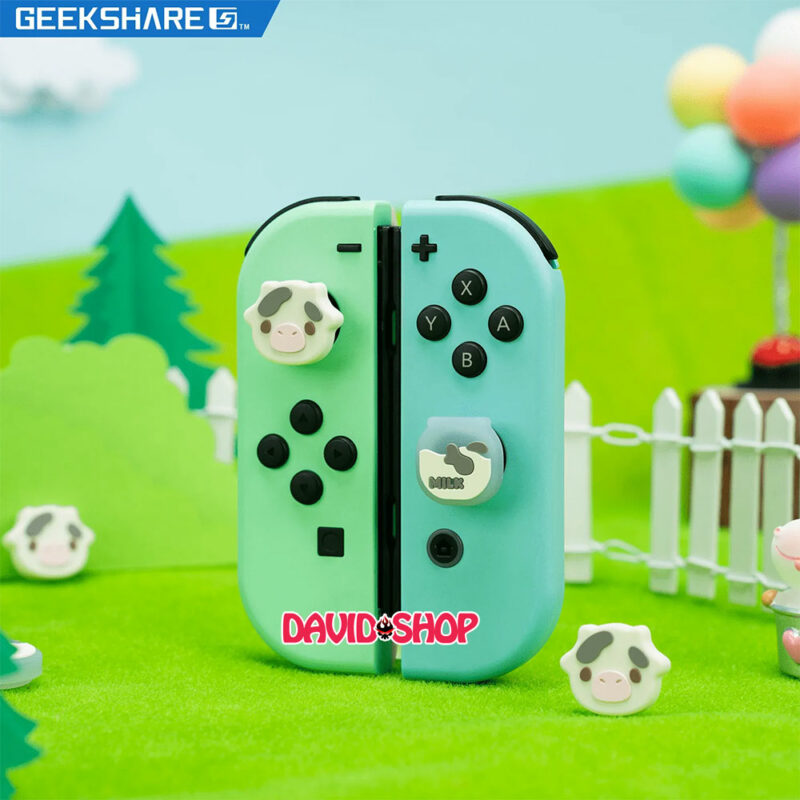 [GeekShare] Núm bọc analog Bò Sữa cho Joy-Con - Nintendo Switch OLED, V1, V2, Lite