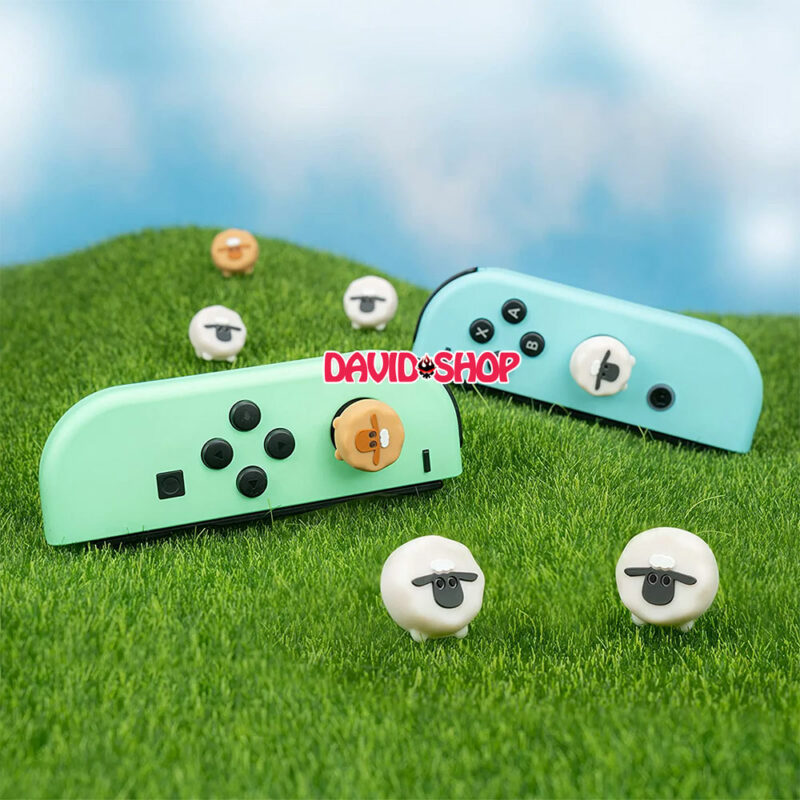 [Geekshare] Núm bọc analog Cừu Non cho Joy-Con - Nintendo Switch OLED, V1, V2, Lite