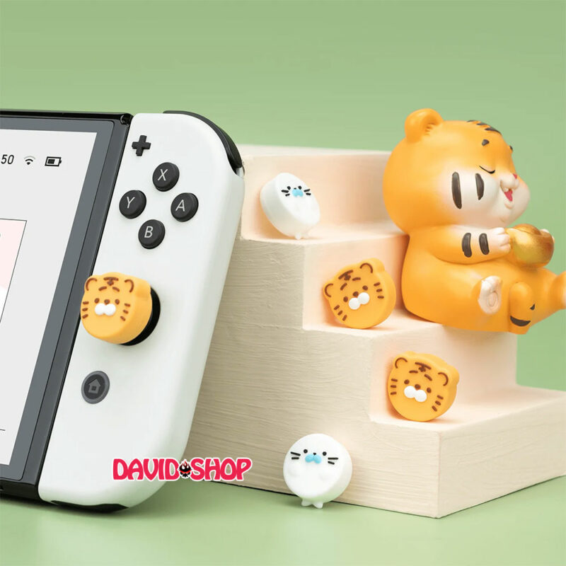 [GeekShare] Núm bọc analog Hổ & Báo Biển cho Joy-Con - Nintendo Switch OLED, V1, V2, Lite