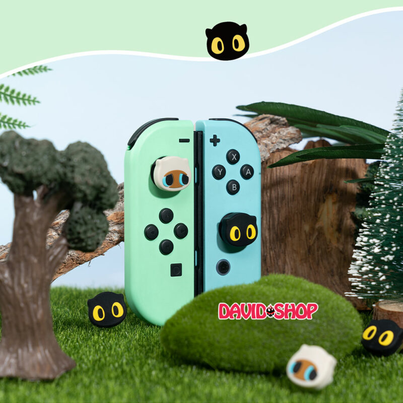 [GeekShare] Núm bọc analog Mèo Mắt To cho Joy-Con - Nintendo Switch OLED, V1, V2, Lite