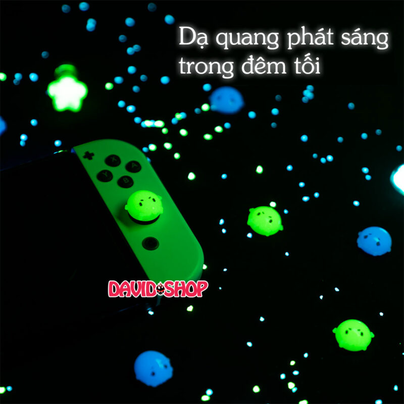 [GeekShare] Núm bọc analog Quái Vật Cthulhu Dạ Quang cho Joy-Con - Nintendo Switch OLED, V1, V2, Lite