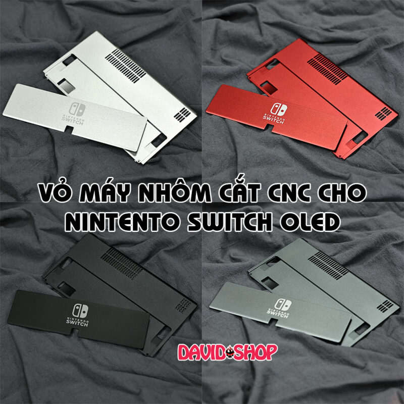 Vỏ kim loại Aluminum cho thân máy & Joy-Con của Nintendo Switch OLED / V1, V2