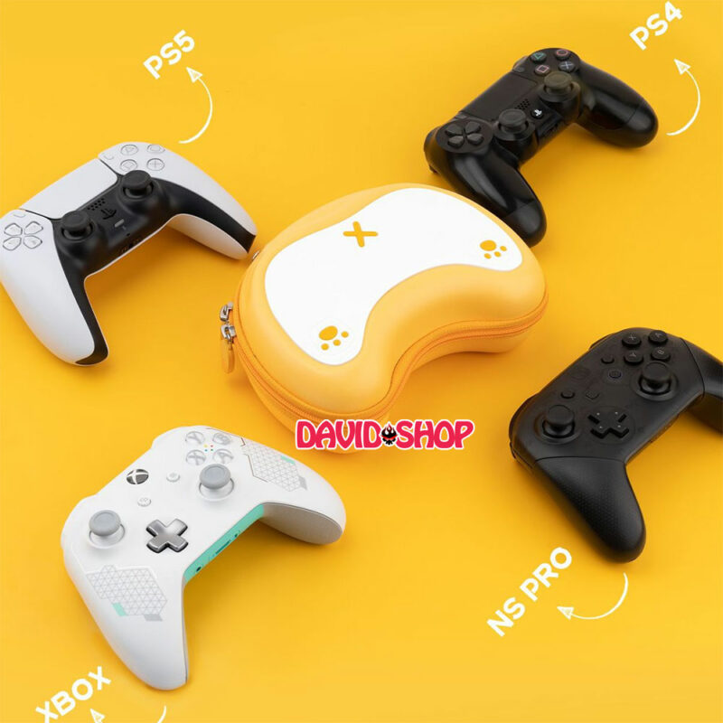 [GeekShare] Túi tay cầm cao cấp Cún Corgi cho DualSense (PS5)/DualShock 4 (PS4)/XBOX/SWITCH Pro Controllers