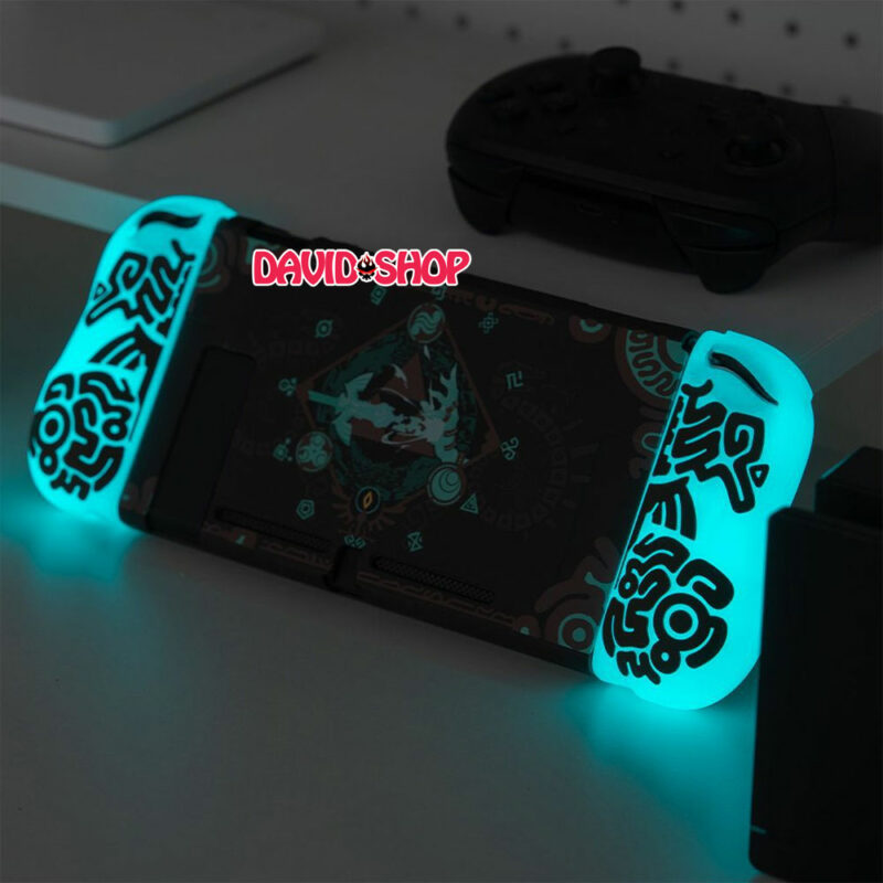 Ốp lưng, case joy-con dạ quang The Legend of Zelda: Tears of The Kingdom cho Nintendo Switch OLED, V1, V2