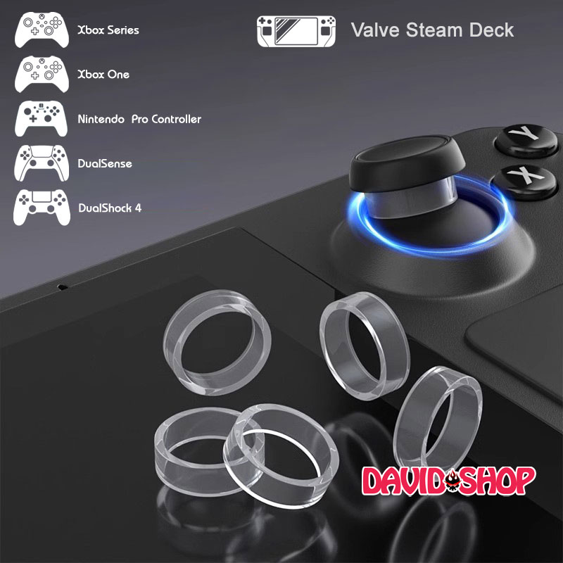 Bộ 8 vòng tránh bào bụi analog cho SteamDeck và các tay cầm Xbox, PS, Pro Controller v.v...
