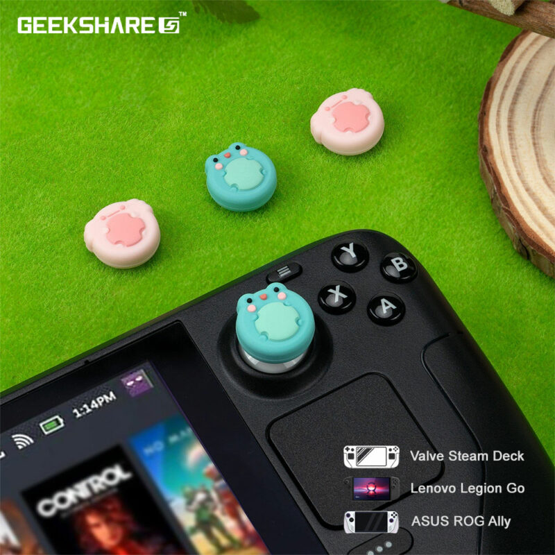 [GeekShare] Núm bọc analog Ếch Ộp cao cấp cho Steam Deck, ROG Ally, Legion Go