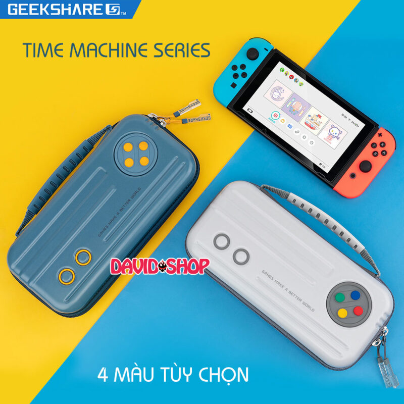[GeekShare] Túi đựng máy Time Machine Series cao cấp cho Nintendo Switch OLED, V1, V2