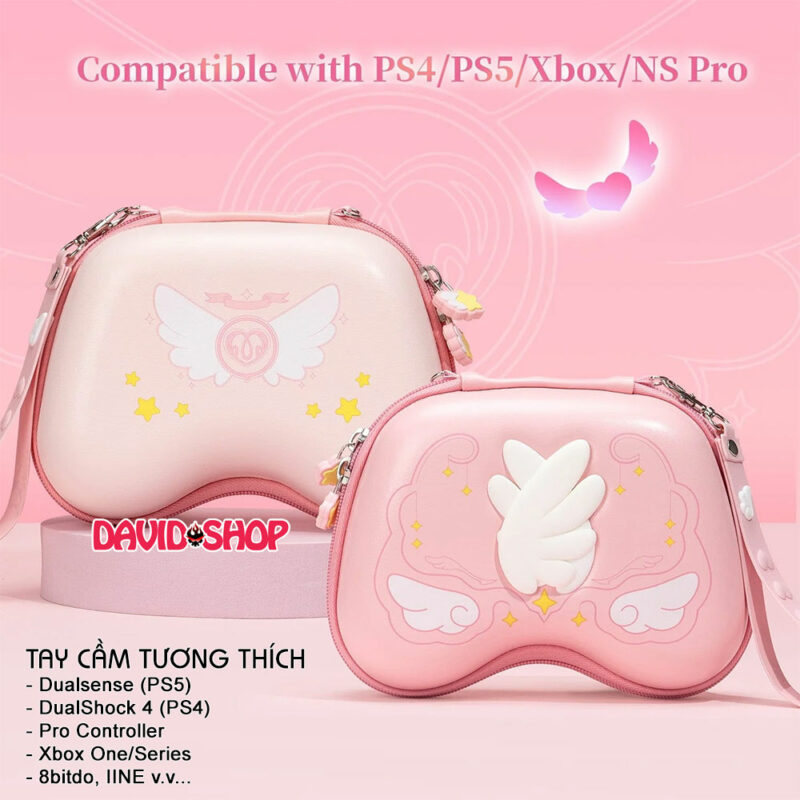 [GeekShare] Túi tay cầm cao cấp Star Wings cho DualSense (PS5)/DualShock 4 (PS4)/XBOX/SWITCH Pro Controllers
