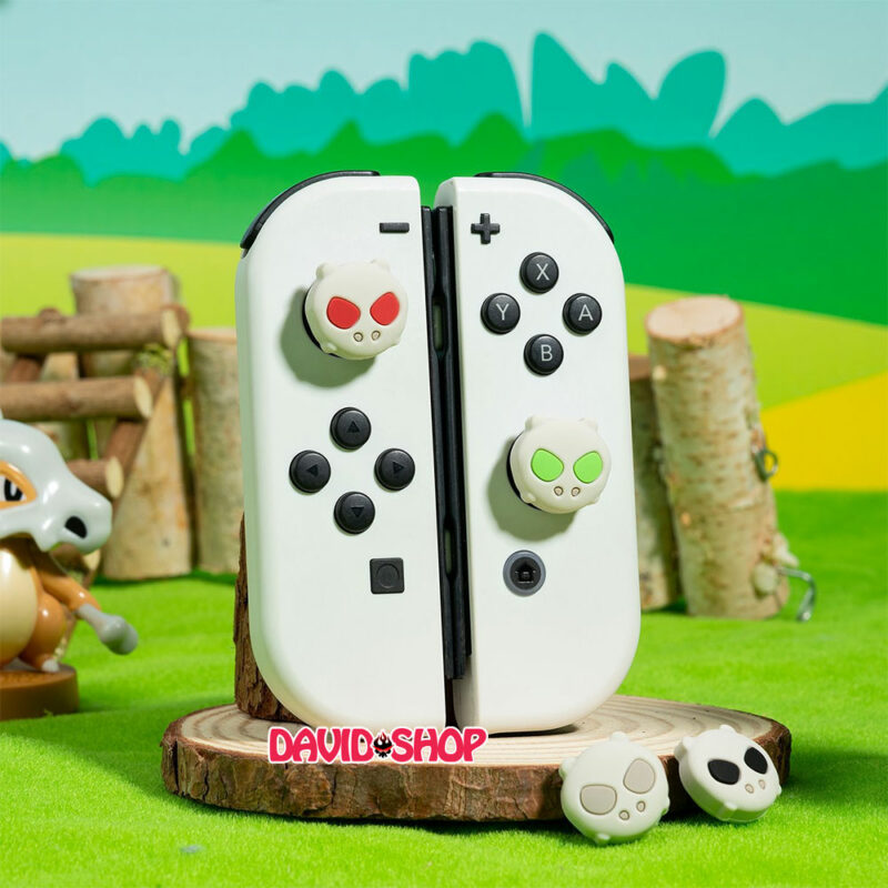 [Moncon] Núm bọc analog Cubone (Pokémon) cao cấp cho Joy-Con - Nintendo Switch OLED, V1, V2, Lite