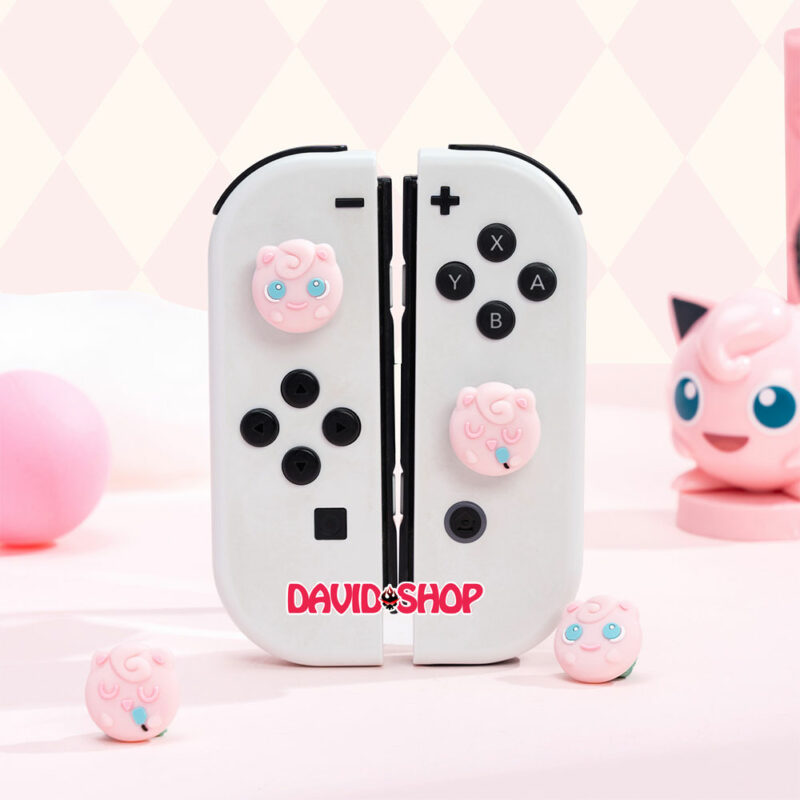 [Moncon] Núm bọc analog Eevee (Pokémon) cao cấp cho Joy-Con - Nintendo Switch OLED, V1, V2, Lite