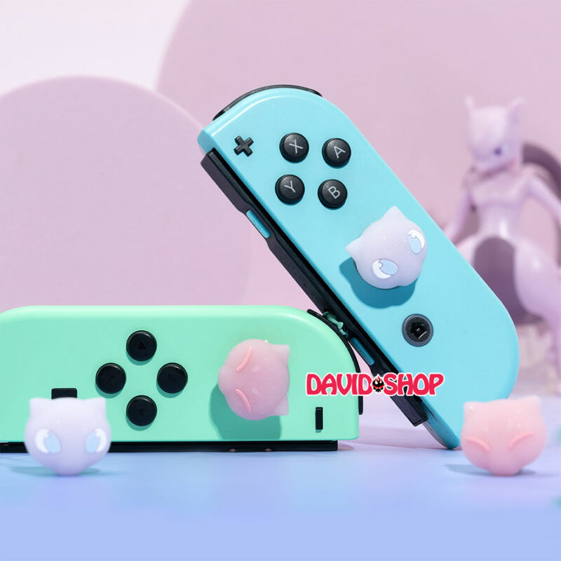 [Moncon] Núm bọc analog Mewtwo (Pokémon) cao cấp cho Joy-Con - Nintendo Switch OLED, V1, V2, Lite