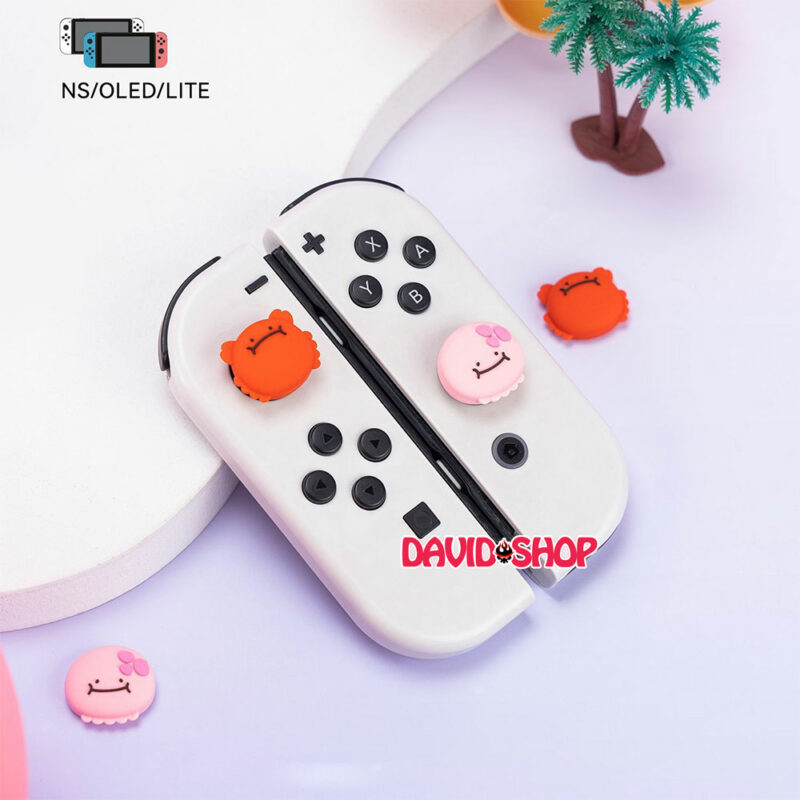 [GeekShare] Núm bọc analog Cua & Sứa cao cấp cho Joy-Con - Nintendo Switch OLED, V1/2, Lite
