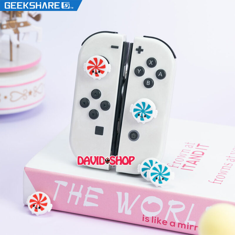 [GeekShare] Núm bọc analog Kẹo Mút cao cấp cho Joy-Con - Nintendo Switch OLED, V1/2, Lite