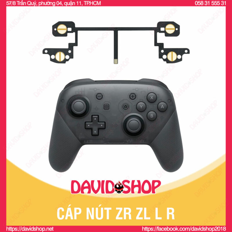 Cáp nút ZR ZL L R dùng thay thế, sửa chữa cho tay cầm Nintendo Pro Controller
