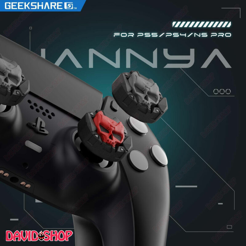 [GeekShare] Núm bọc analog Đầu Lâu Siêu Ngầu tay cầm DualSense (PS5), DualShock 4 (PS4), Pro Controller, Xbox One/Series v.v...