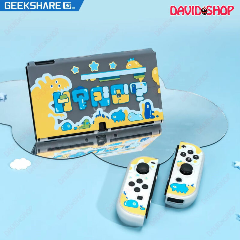 [GeekShare] Ốp lưng + case Joy-Con cứng chủ đề Người Ngoài Hành Tinh cao cấp cho Nintendo Switch OLED